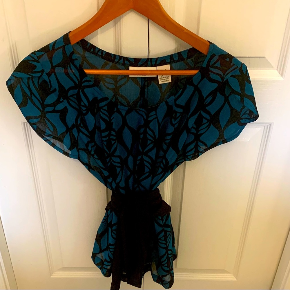 DKNY TOP WITH SASH
